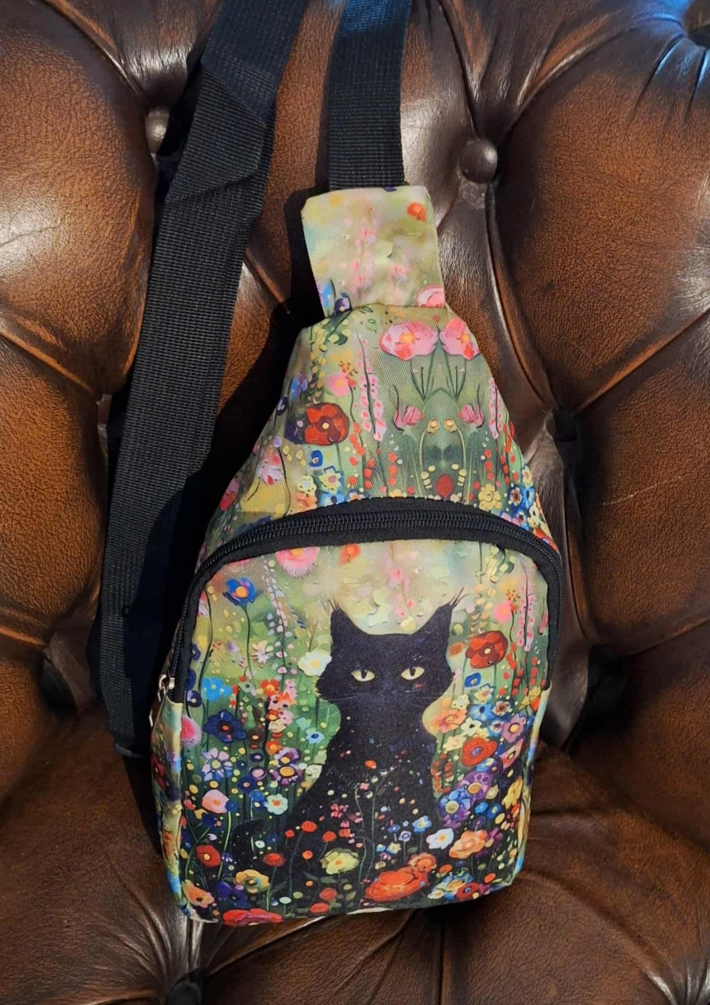 Chat Noir Multicolore Crossbody Bag – photo 10